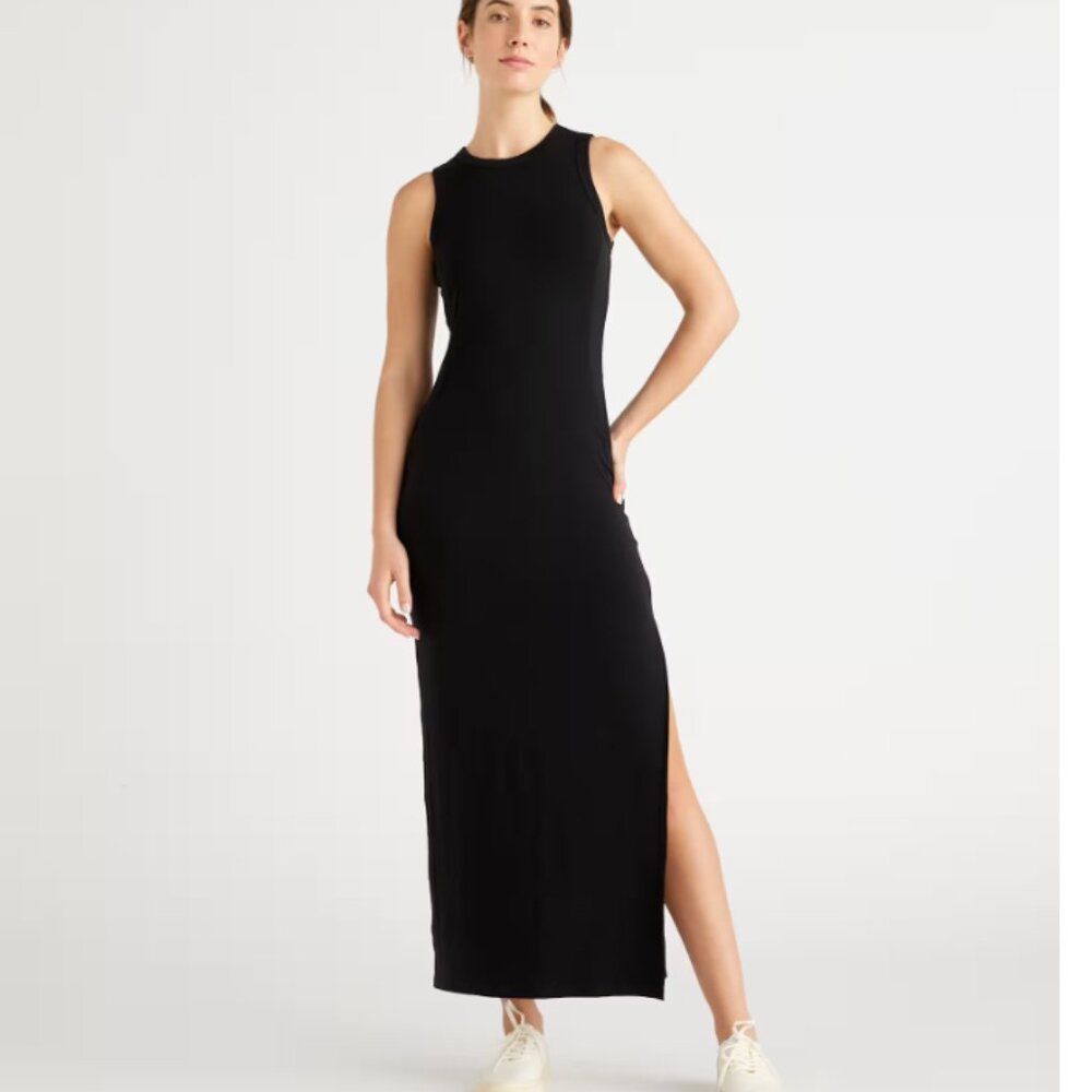 Quince Tencel Jersey Tank Maxi Dress